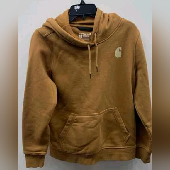 Carhartt Women's Midweight Graphic Logo Hoodie Sweatshirt Size M 8-10 $54.99 - Picture 3 of 6